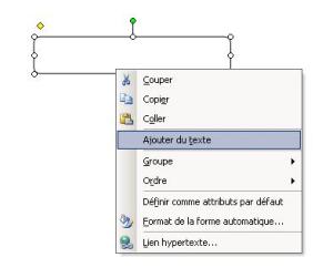 Modifier le texte en indiquant le nom de la personne