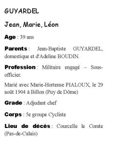 Exemple de fiche qui sera exposée